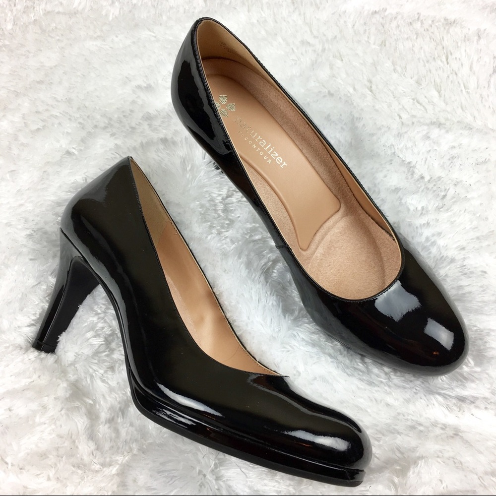 Naturalizer Michelle Black Patent Pumps